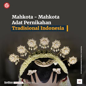 Gambar sampul Mahkota-Mahkota Adat Pernikahan Tradisional Indonesia