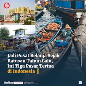 Gambar sampul Mengenal 3 Pasar Tertua di Indonesia