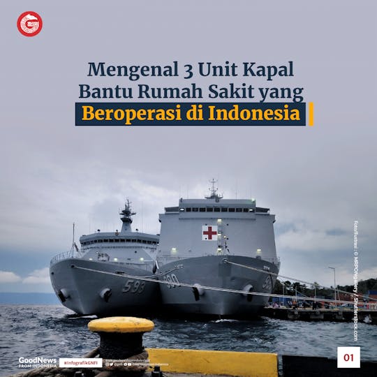 Gambar sampul Mengenal 3 Unit Kapal Bantu Rumah Sakit yang Beroperasi di Indonesia